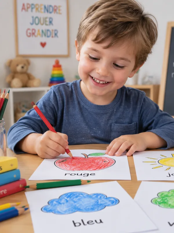 Apprendre Les Couleurs En Coloriant