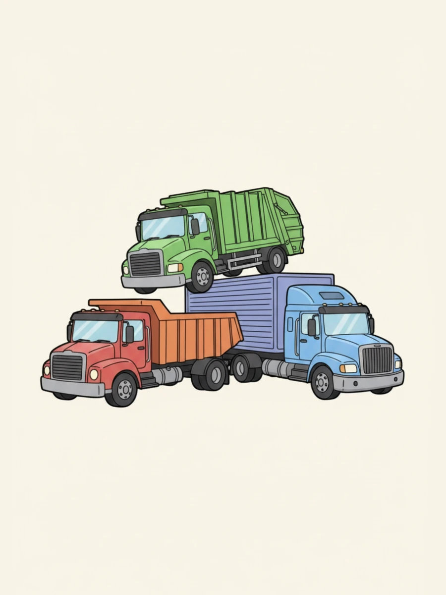 Coloriage camion