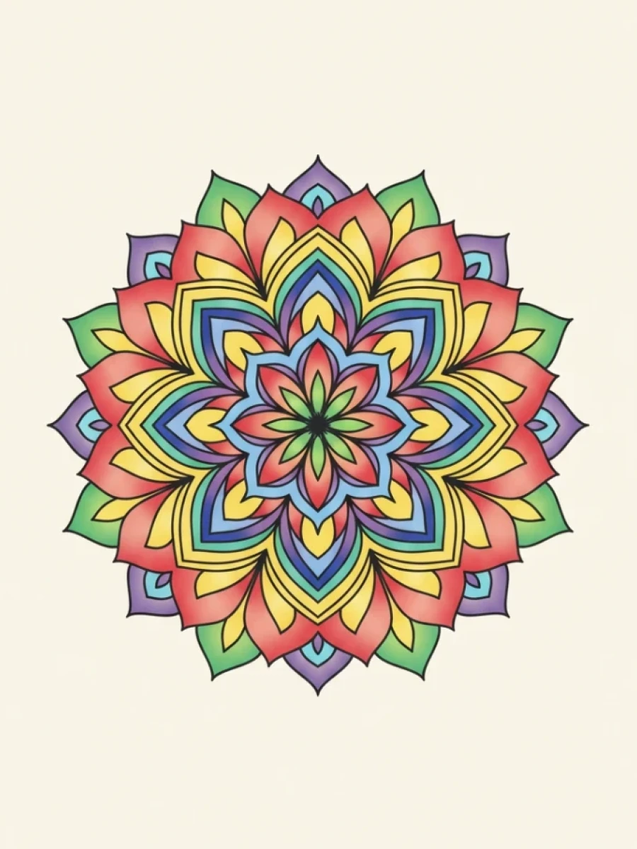 coloriage mandala